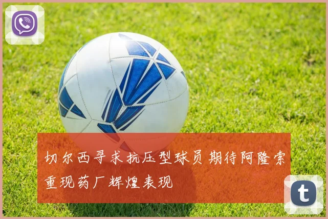 切尔西寻求抗压型球员期待阿隆索重现药厂辉煌表现