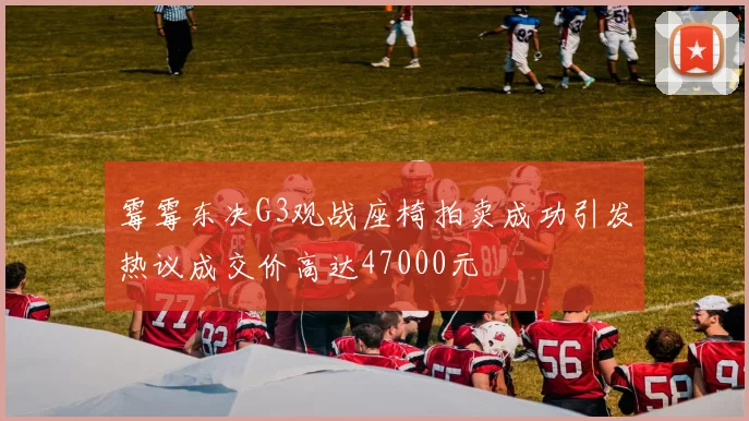 霉霉东决G3观战座椅拍卖成功引发热议成交价高达47000元