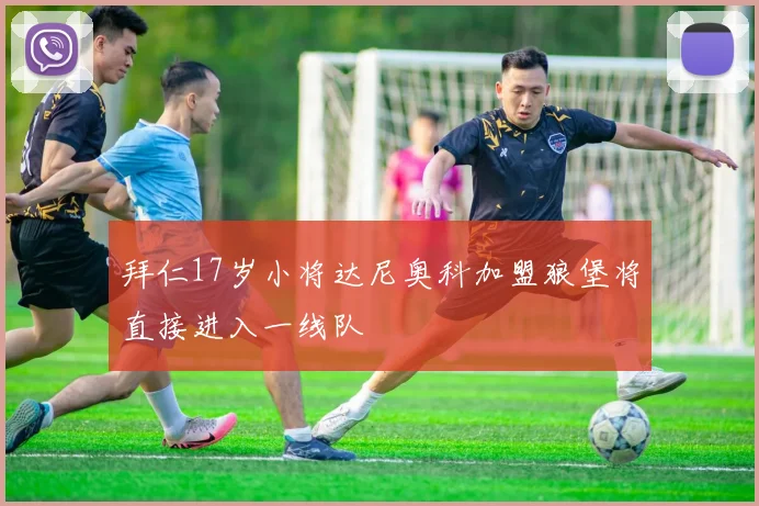 拜仁17岁小将达尼奥科加盟狼堡将直接进入一线队